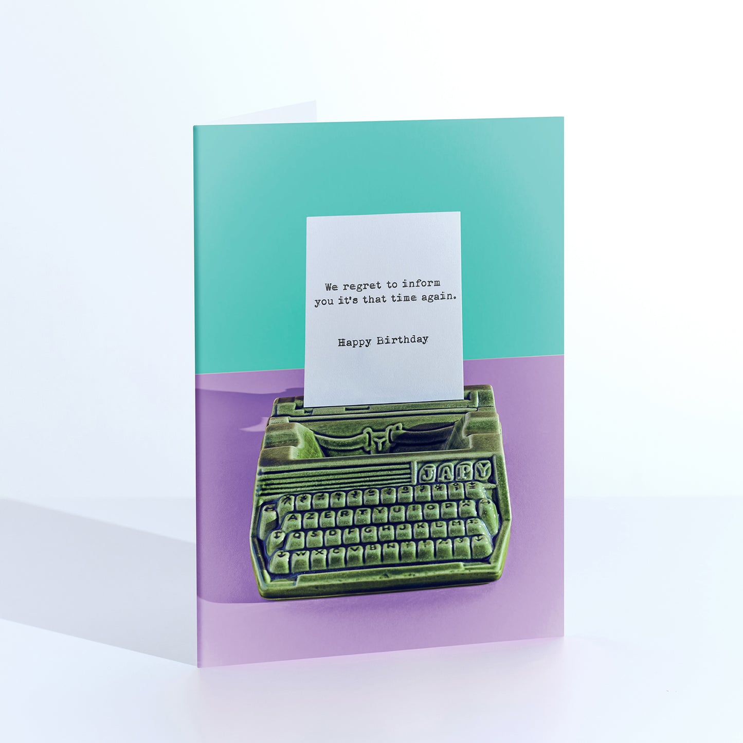TypeHype Birthday Regrets Greetings Card