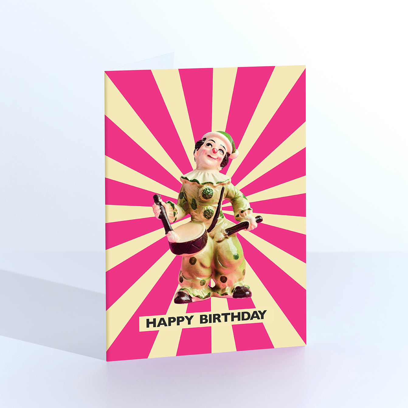 Circus Clown greetings card