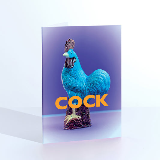 Cock Greetings Card