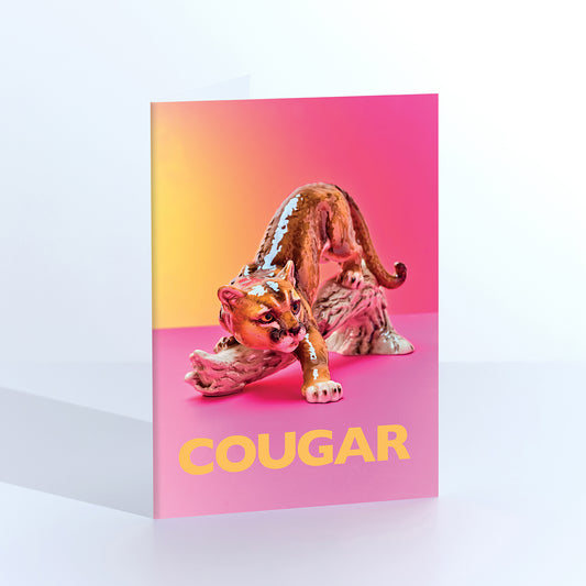 Cougar  Greetings Card