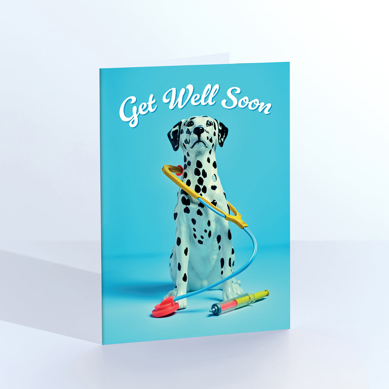 Get Well soon Dr Dog Greetings Card
