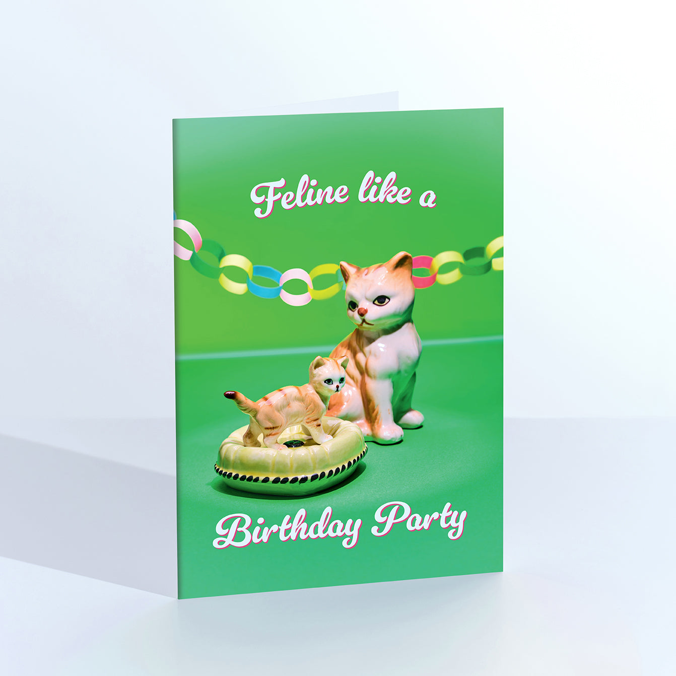 Feline like a Birthday Greetings Card