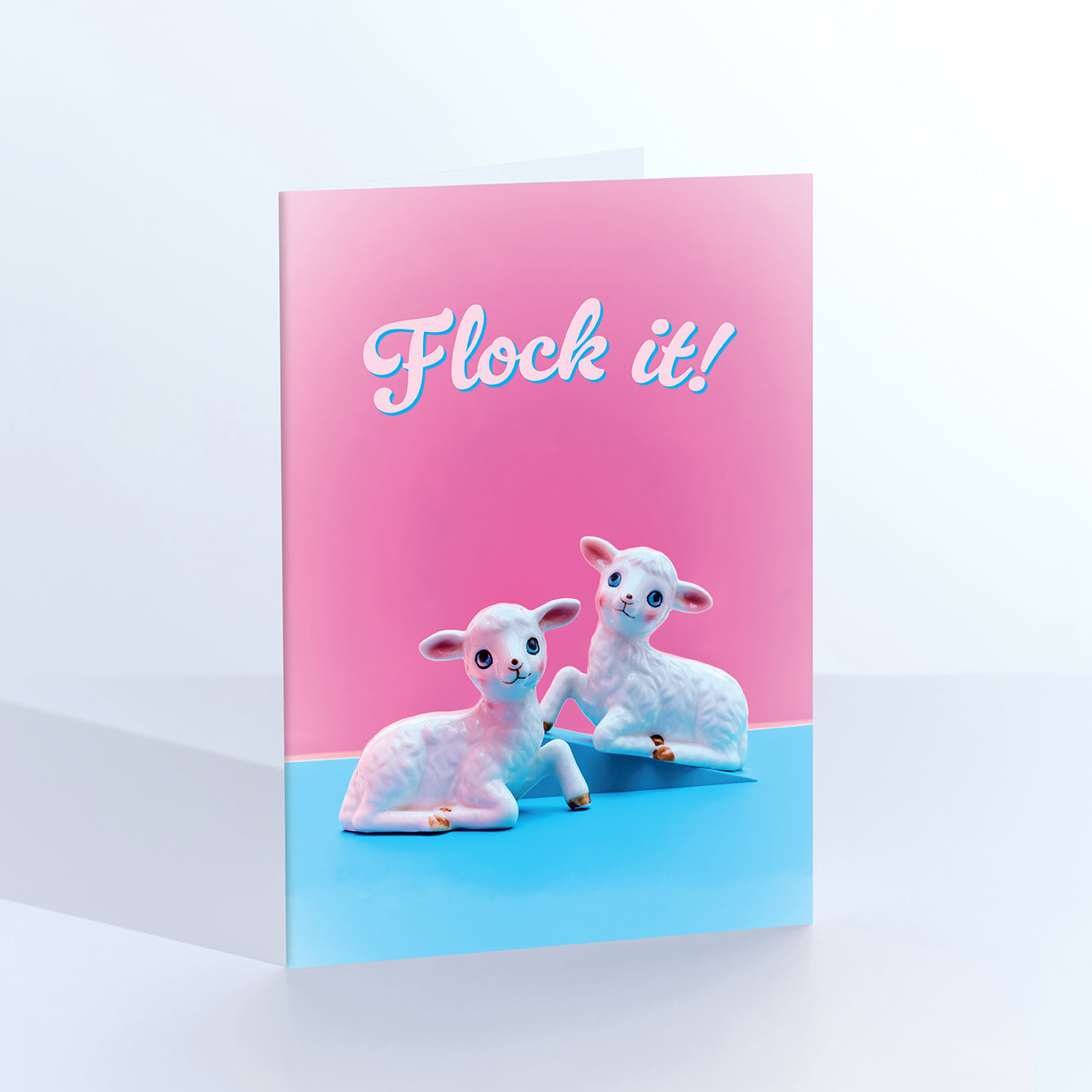 Flock It Sheep Greetings Card