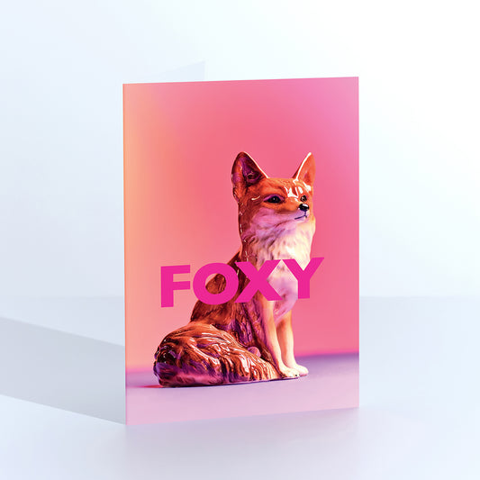 Foxy Greetings Card