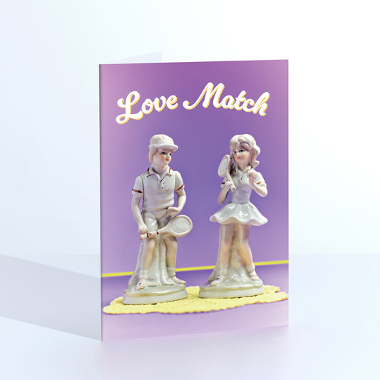 Love Match Greetings Card