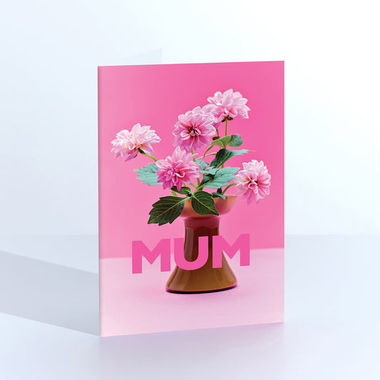 Mum's bunch greetings card