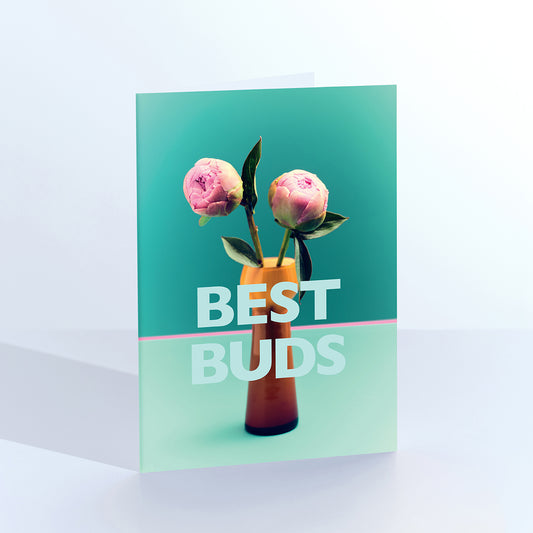 Best Buds greetings card
