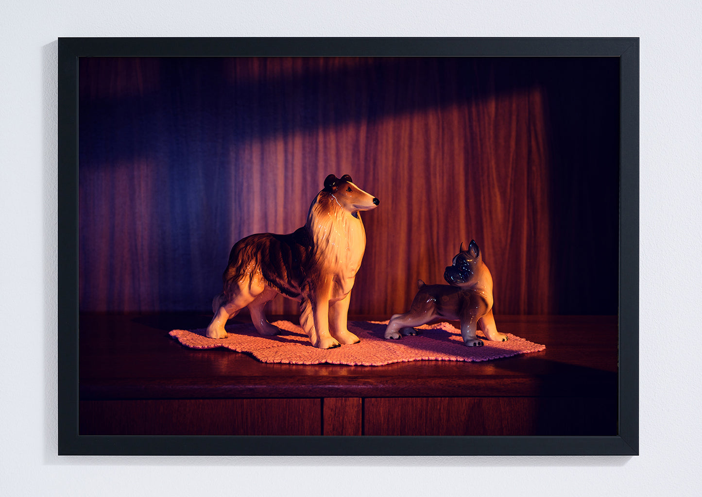 "Nana's house, dogs in the early light" giclée photo print