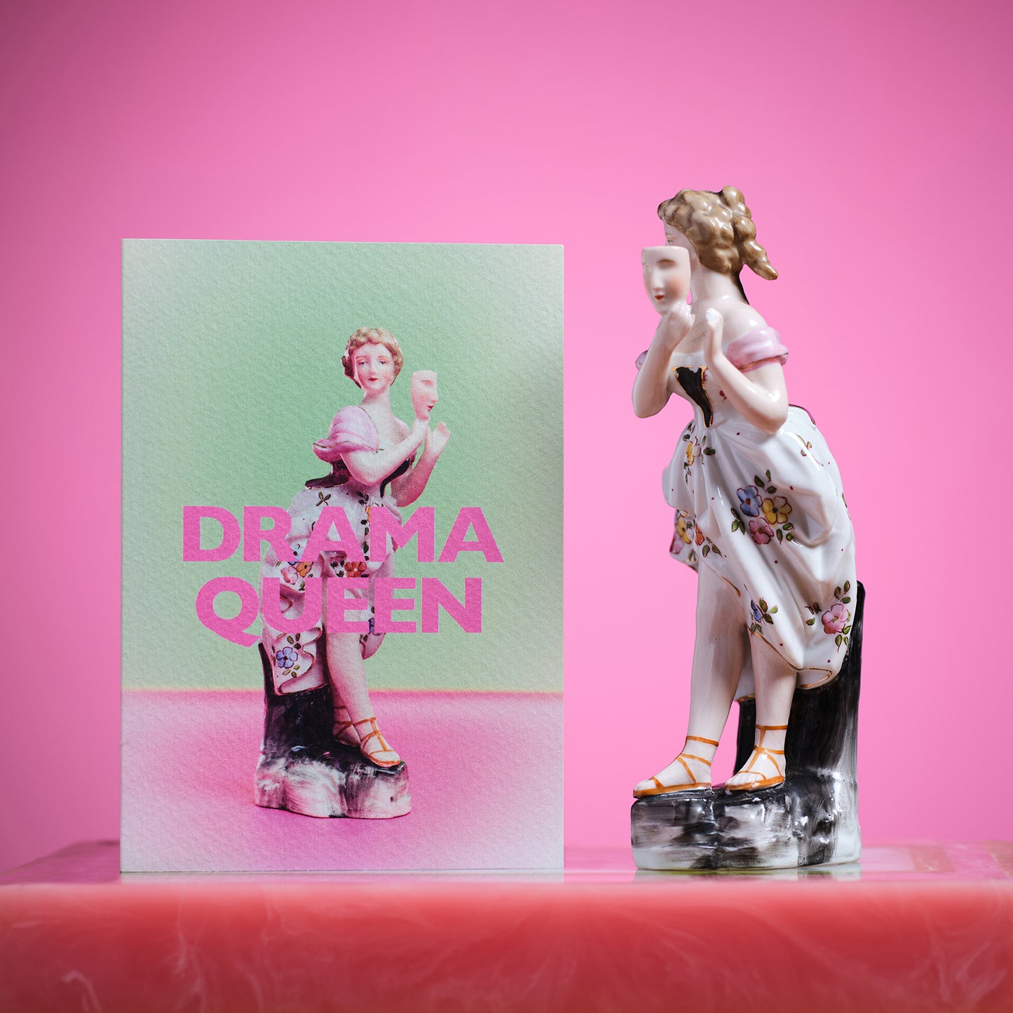 Drama Queen Greetings Card