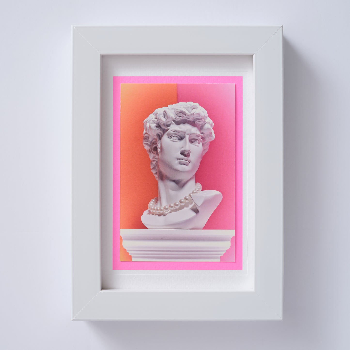 David in Pearls Hand Finished Greetings Card