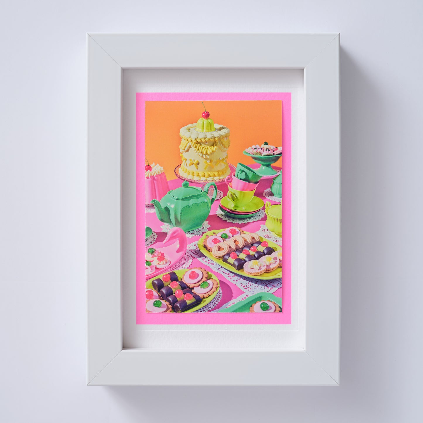 Party Spread Hand Finished Greetings Card