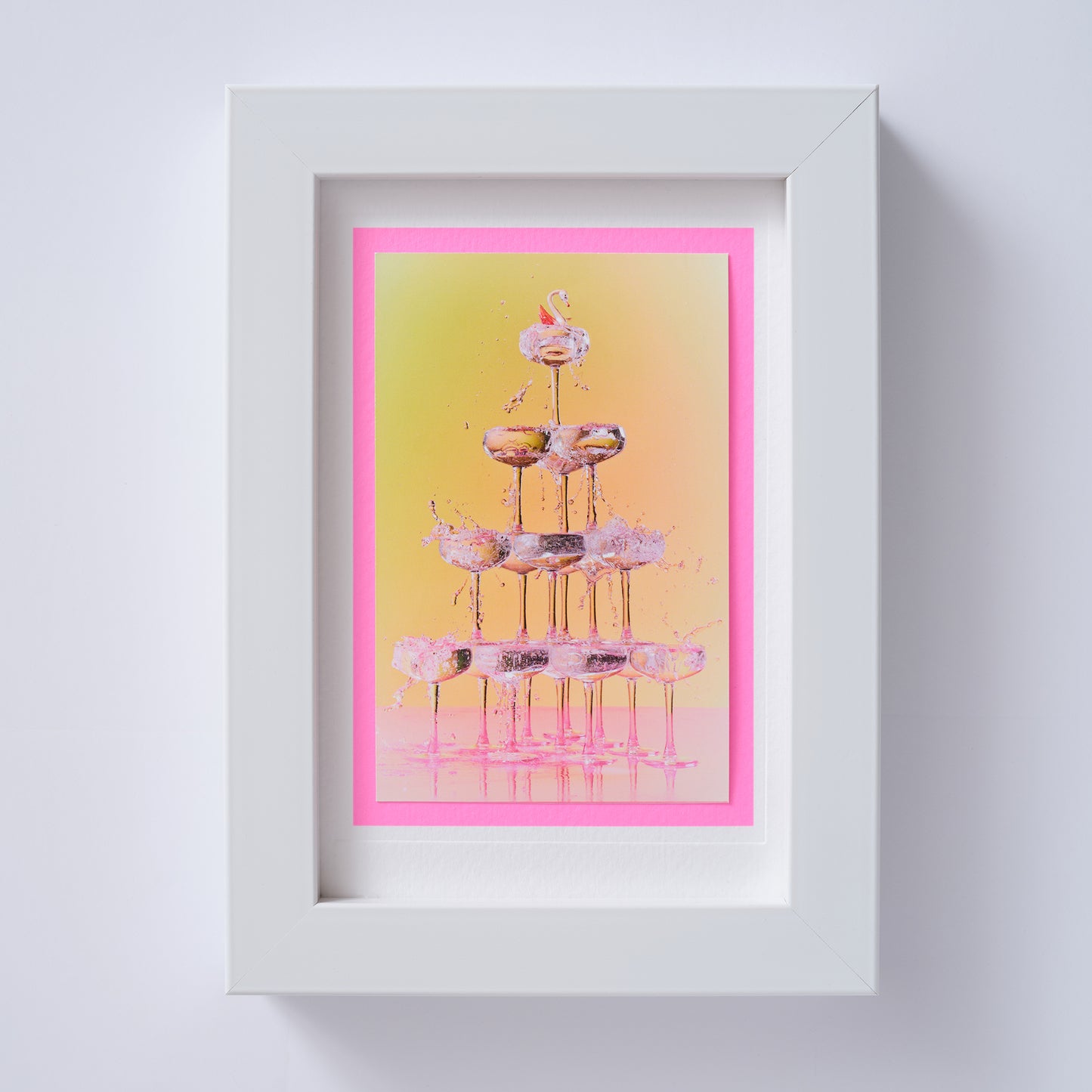 Sip Sip Hooray Champagne Tower Hand Finished Greeting Card