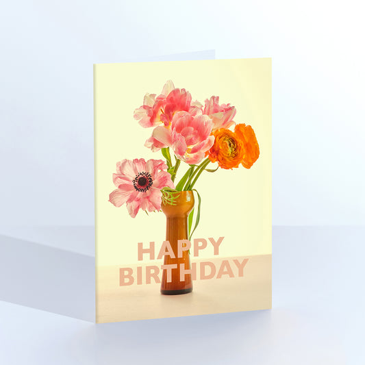 Happy Birthday Bouquet greetings card