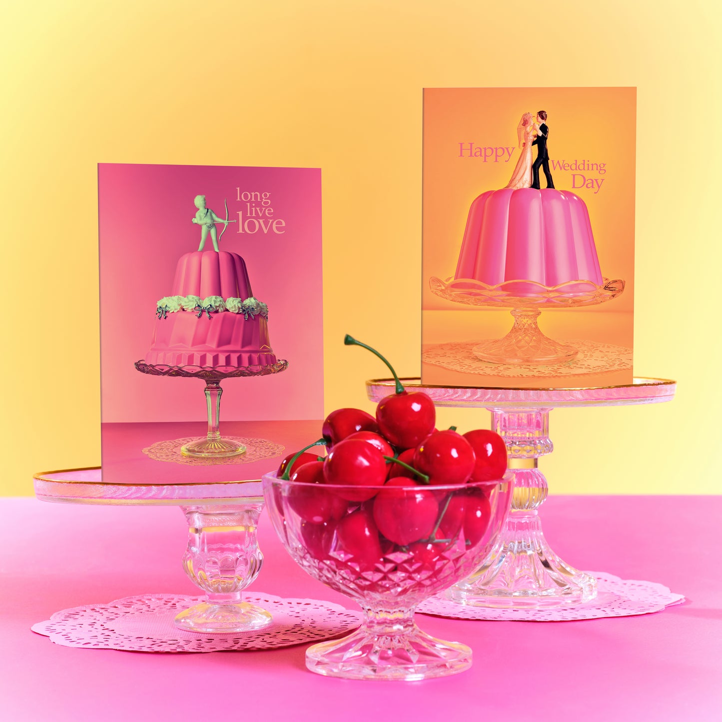 Happy Wedding Day Cake Card