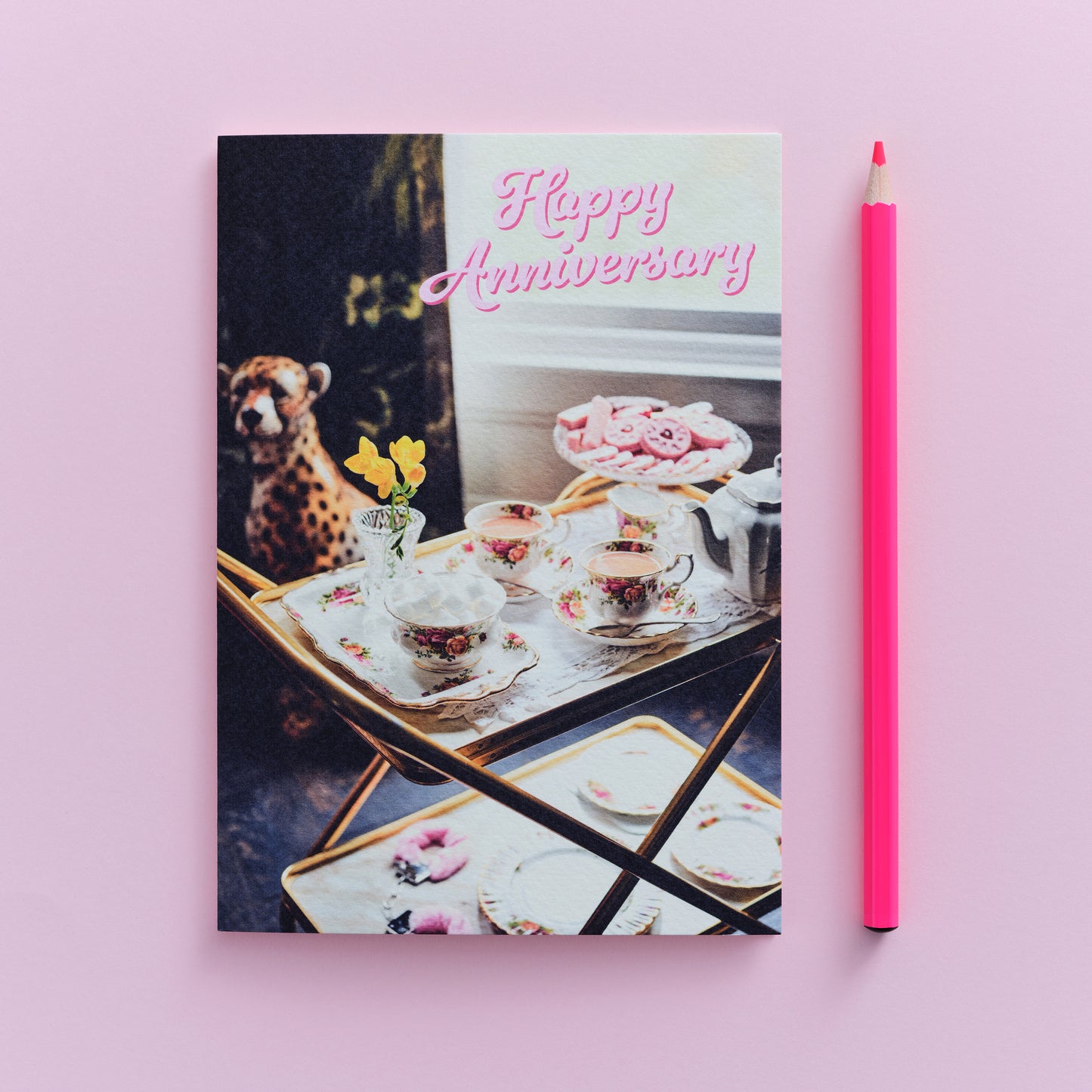 Kinky Tea-time Anniversary Card