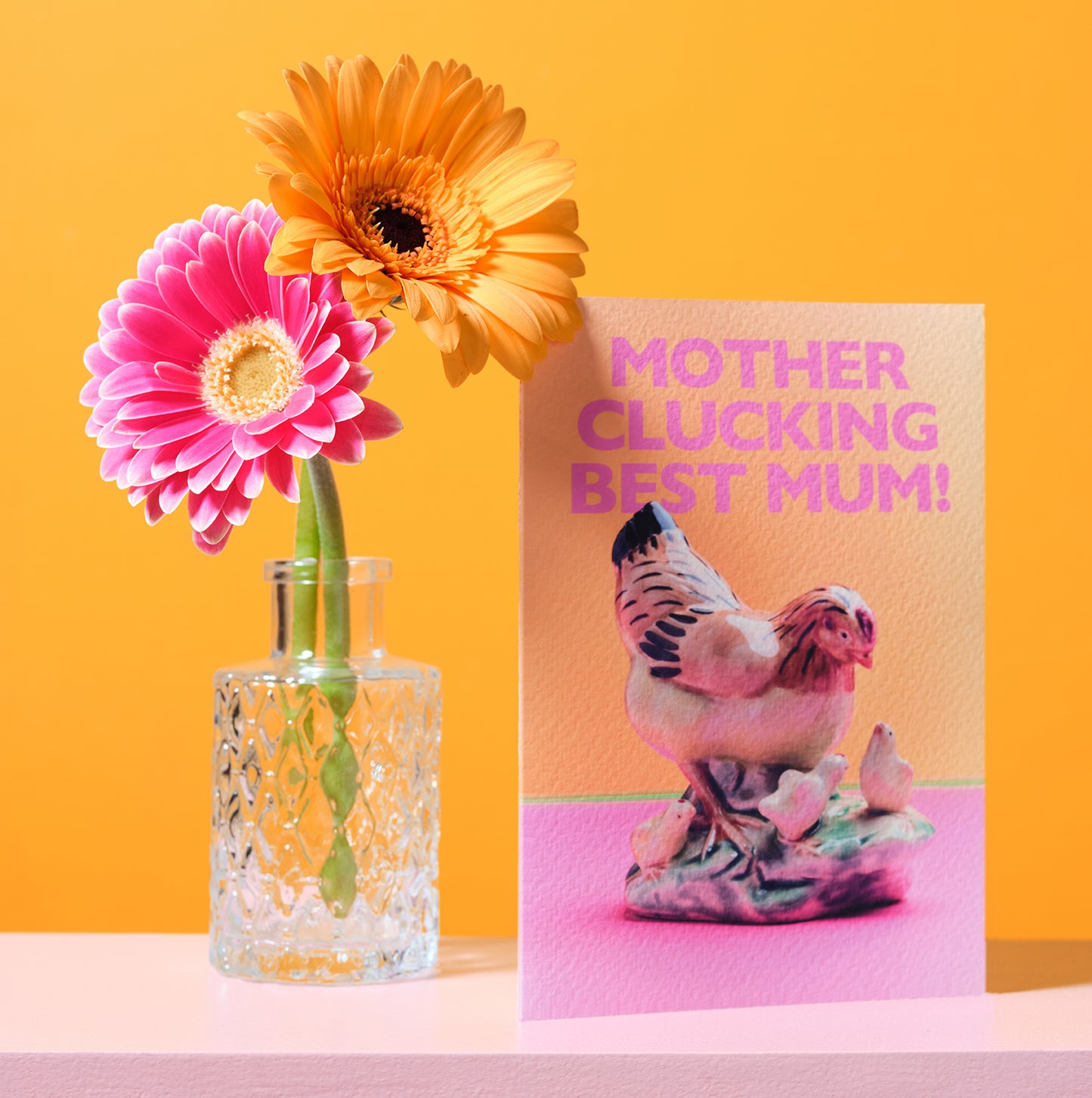 Mother Clucking Best Mum Greetings Card