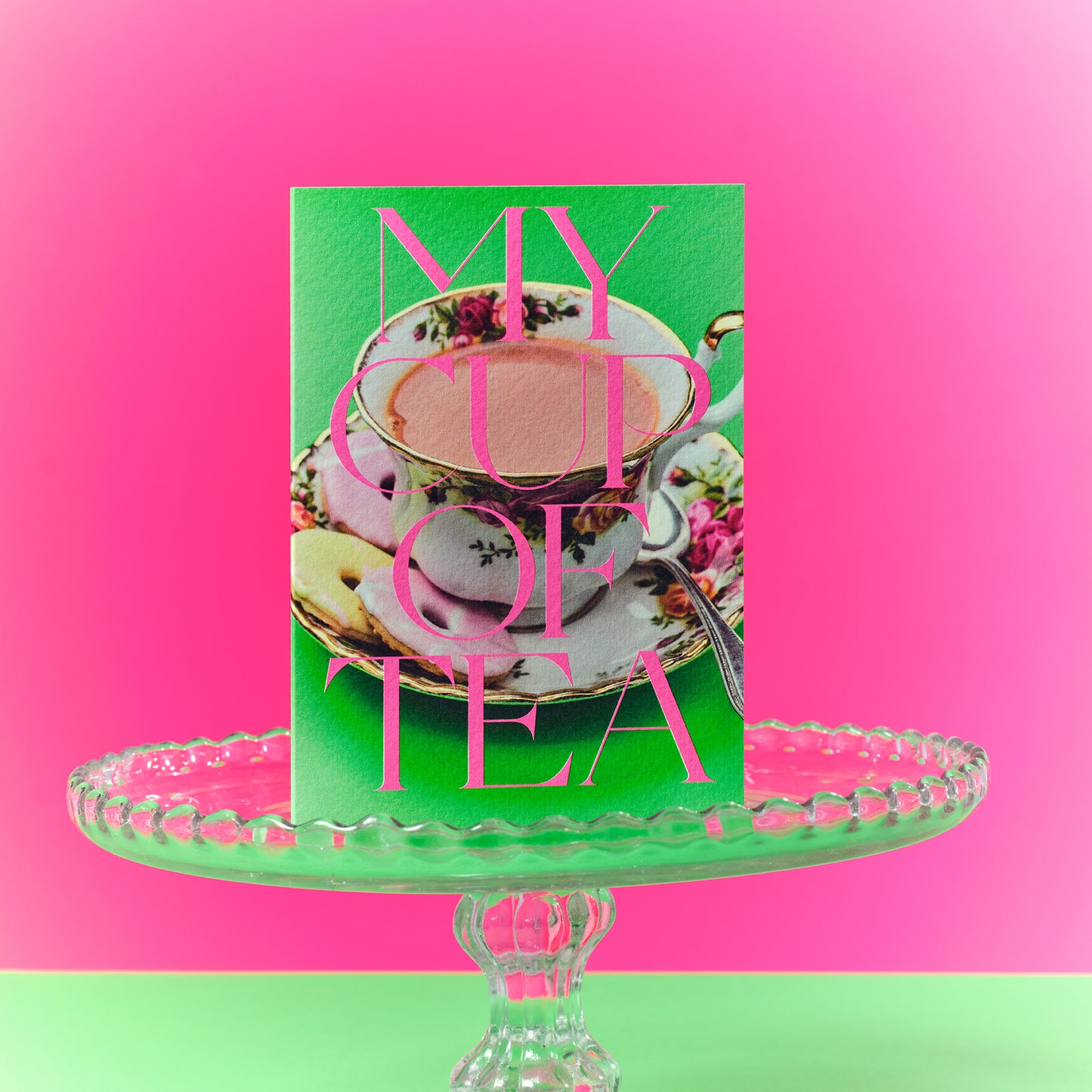 My Cup Of Tea Greetings Card