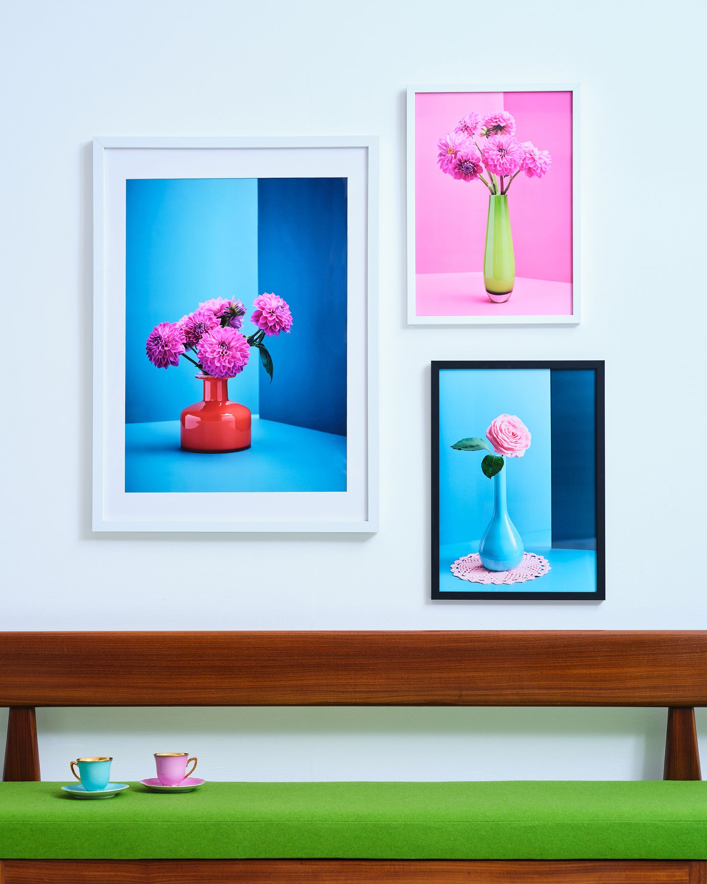 "Nana's house, rose vase" giclée photo print