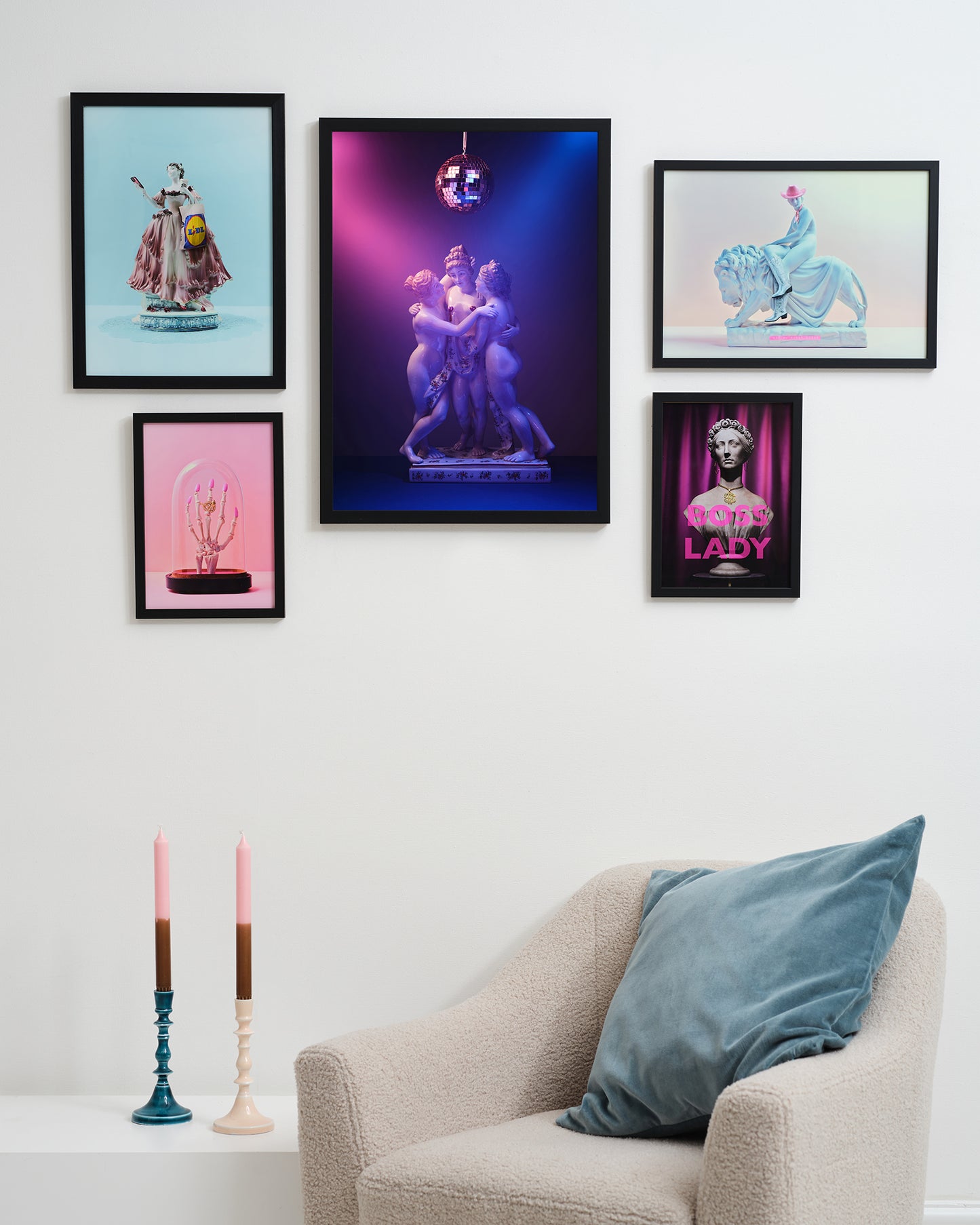 "Racy Graces" goddesses giclée photo print