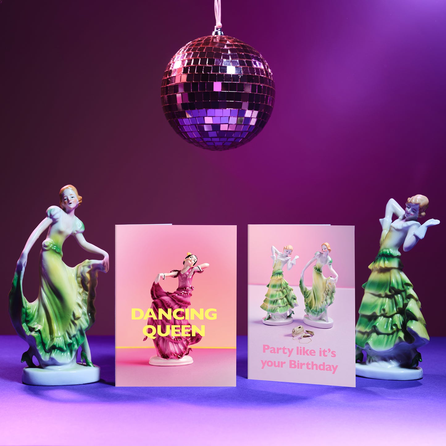 Party like its your birthday Greetings Card