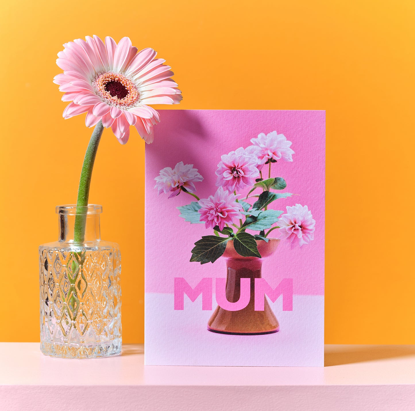 Mum's bunch greetings card