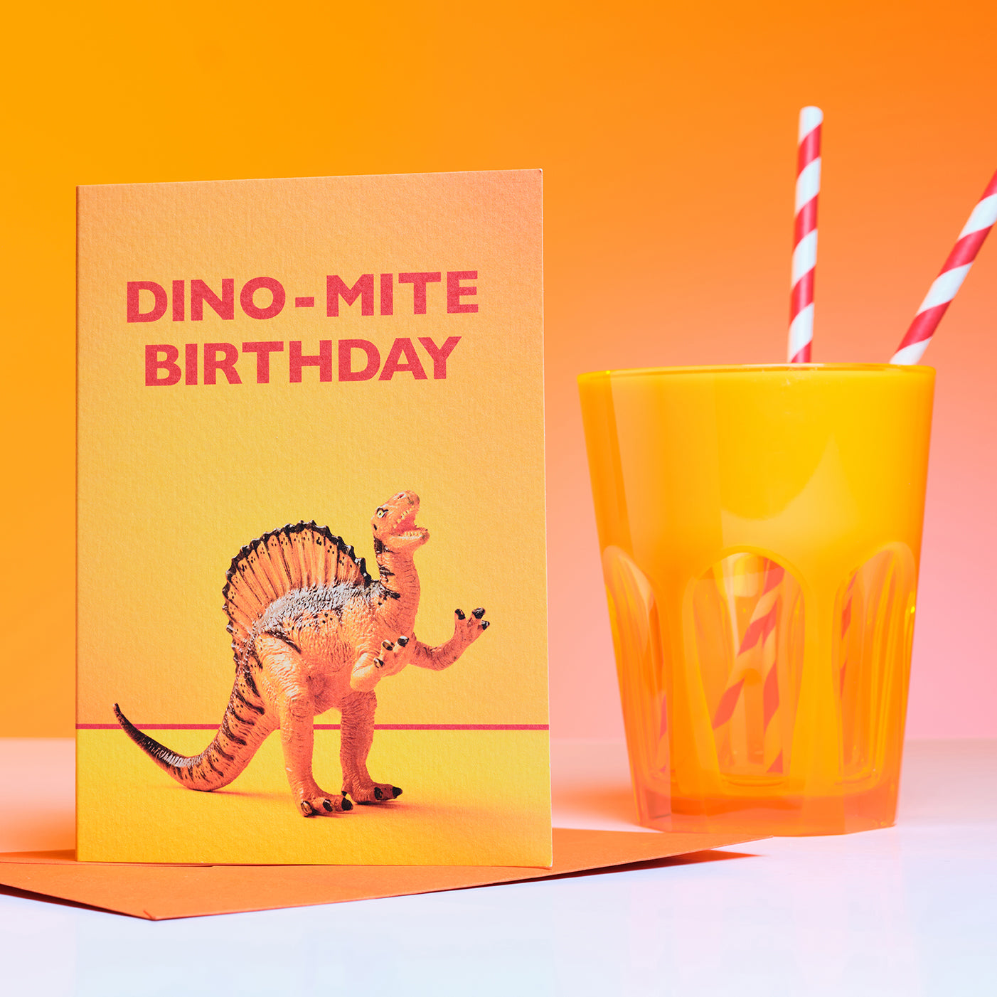 Dino-Mite Birthday Greetings Card
