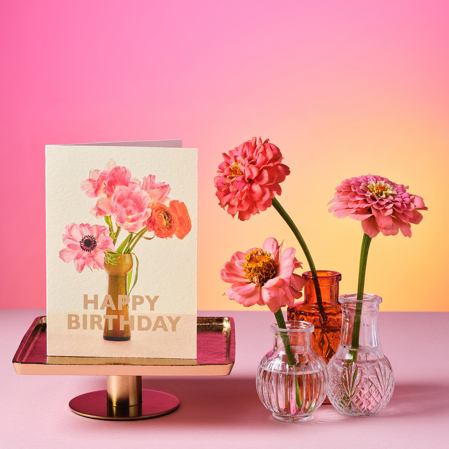 Happy Birthday Bouquet greetings card