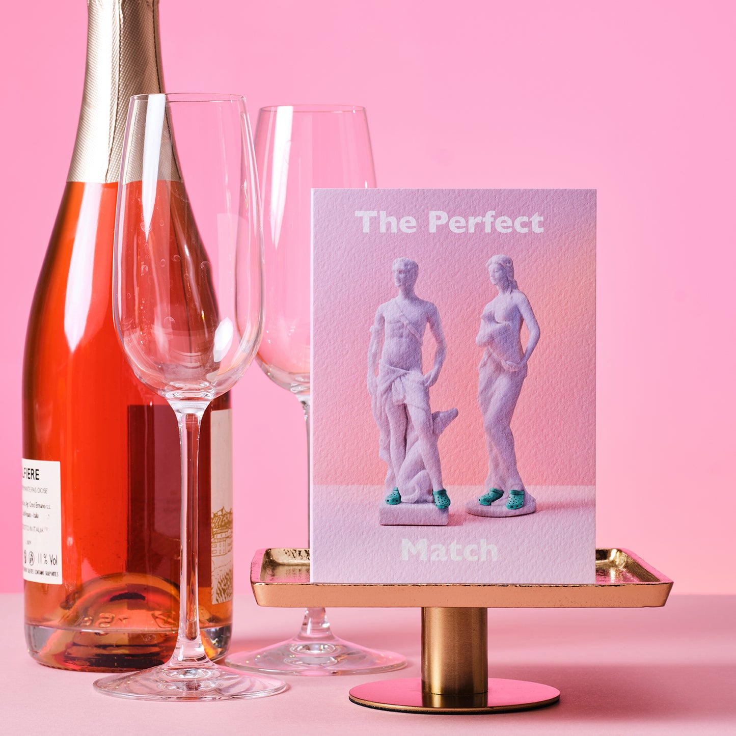 Perfect Match love celebrations greetings card