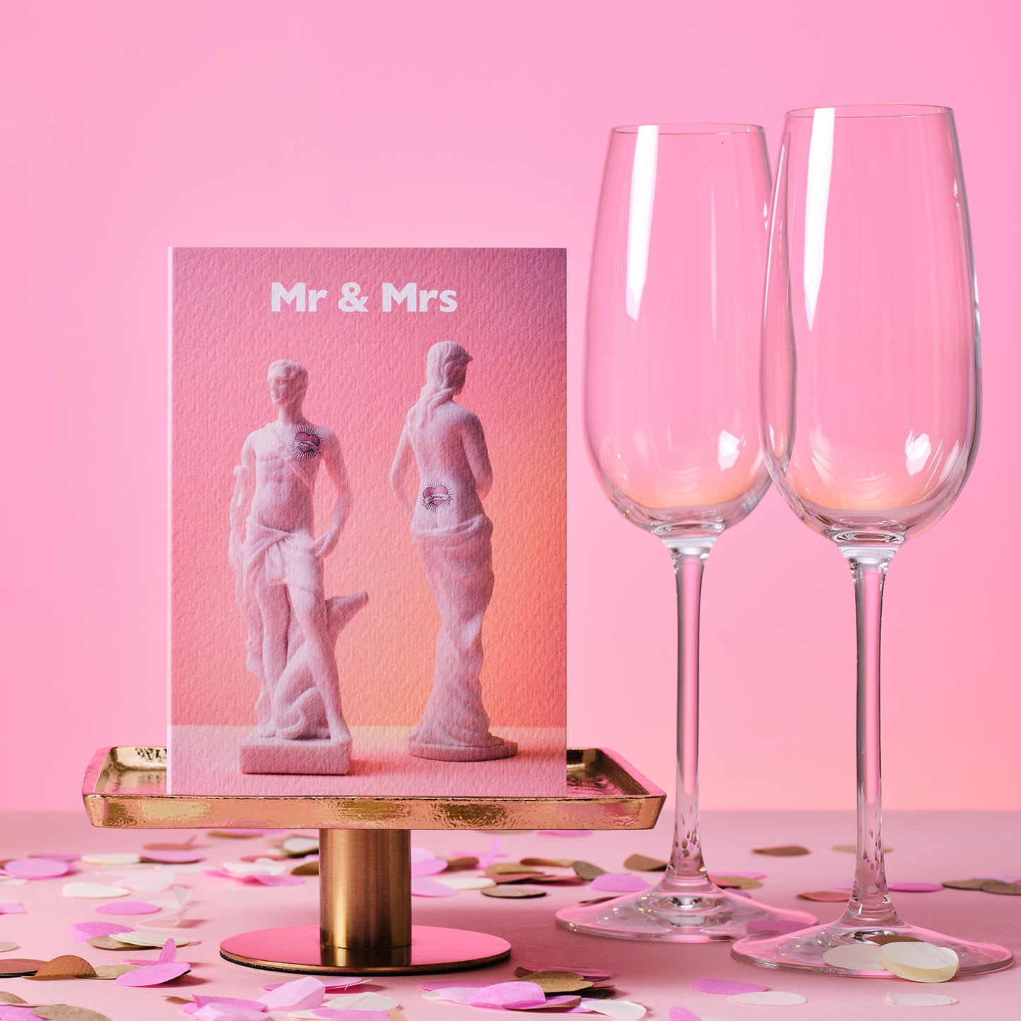 Mr and Mrs True Love Greetings Card