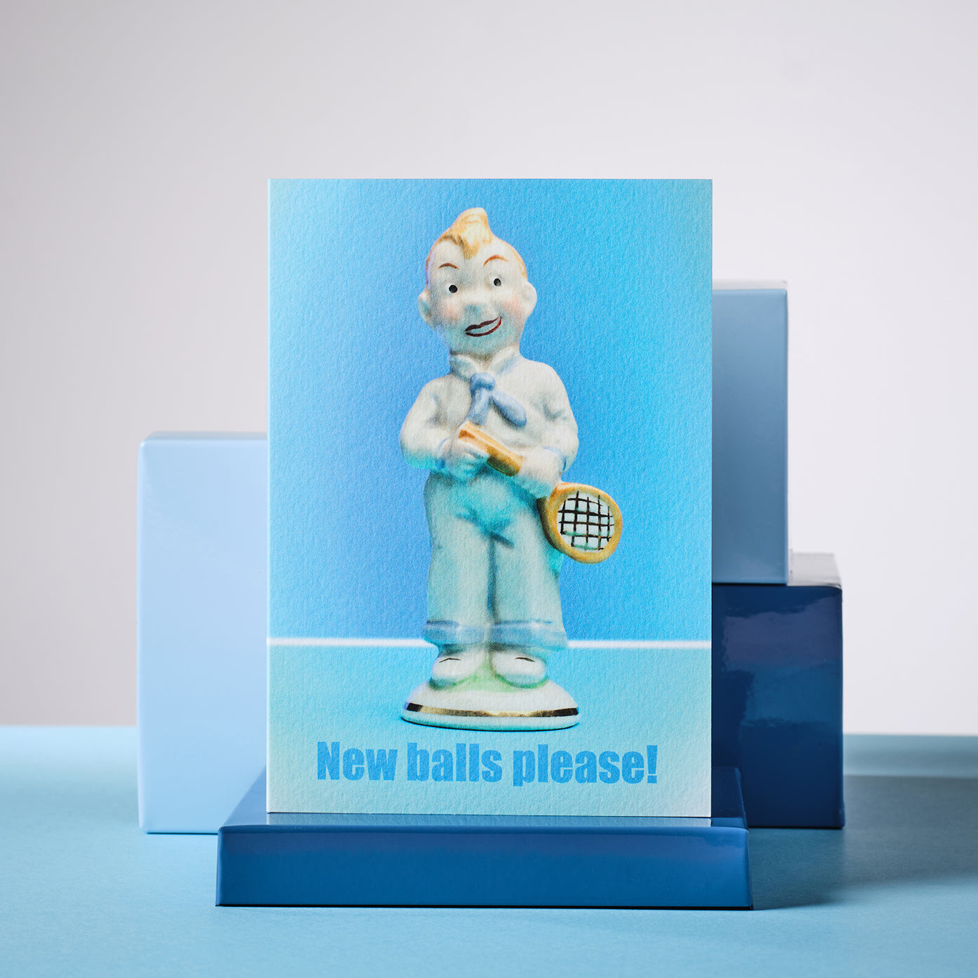 New Balls Please Tennis Greetings Card