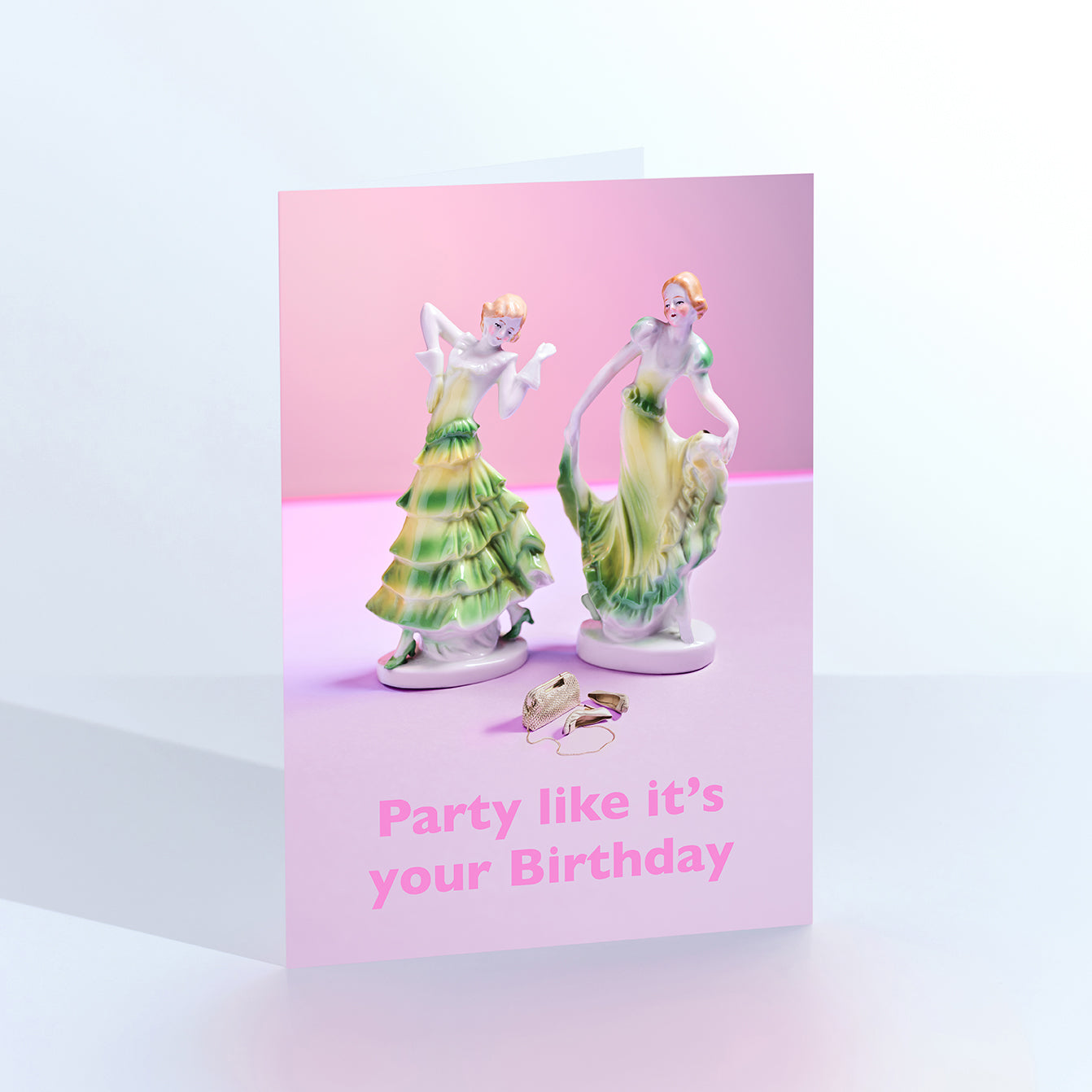 Party like its your birthday Greetings Card