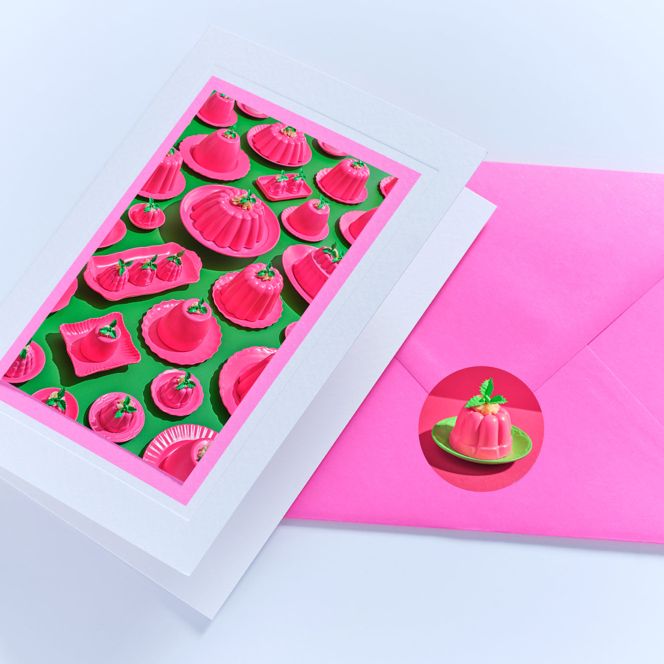 Pudding Club Hand Finished Greetings Card