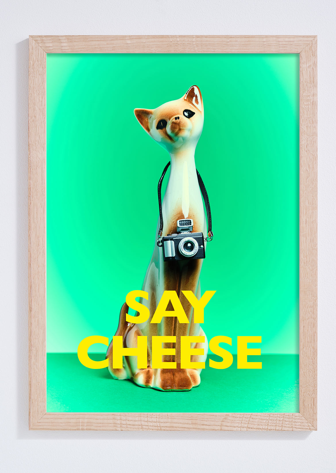 Say Cheese Photographer Cat Photo Print