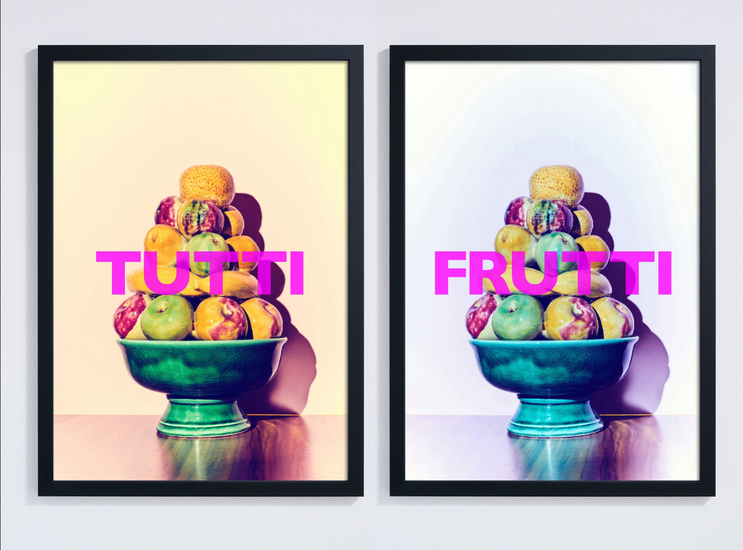 A5 MinARTure Tutti Frutti Fruit Bowl Pair of Prints