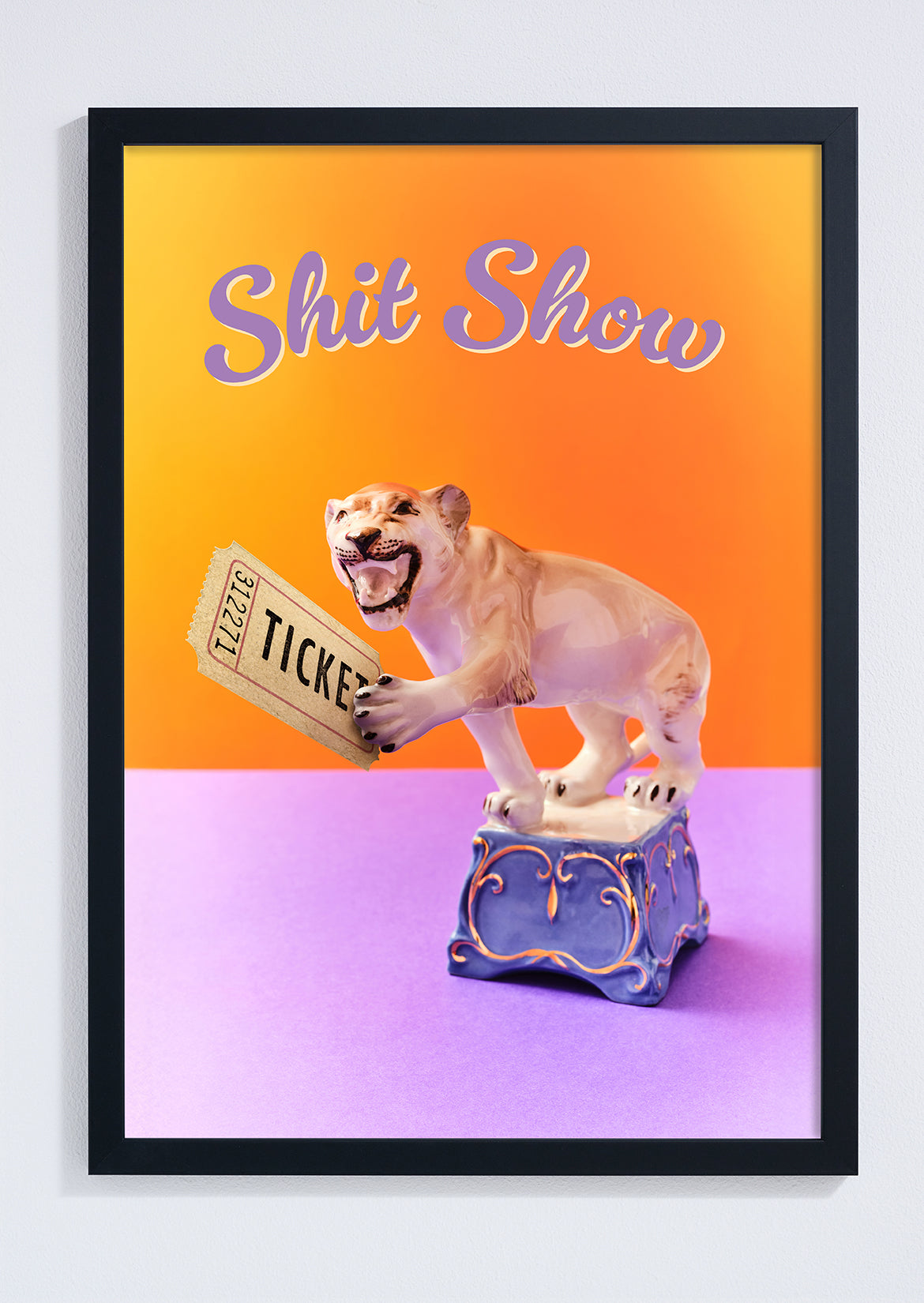 Shit Show Circus Lioness Photo Print