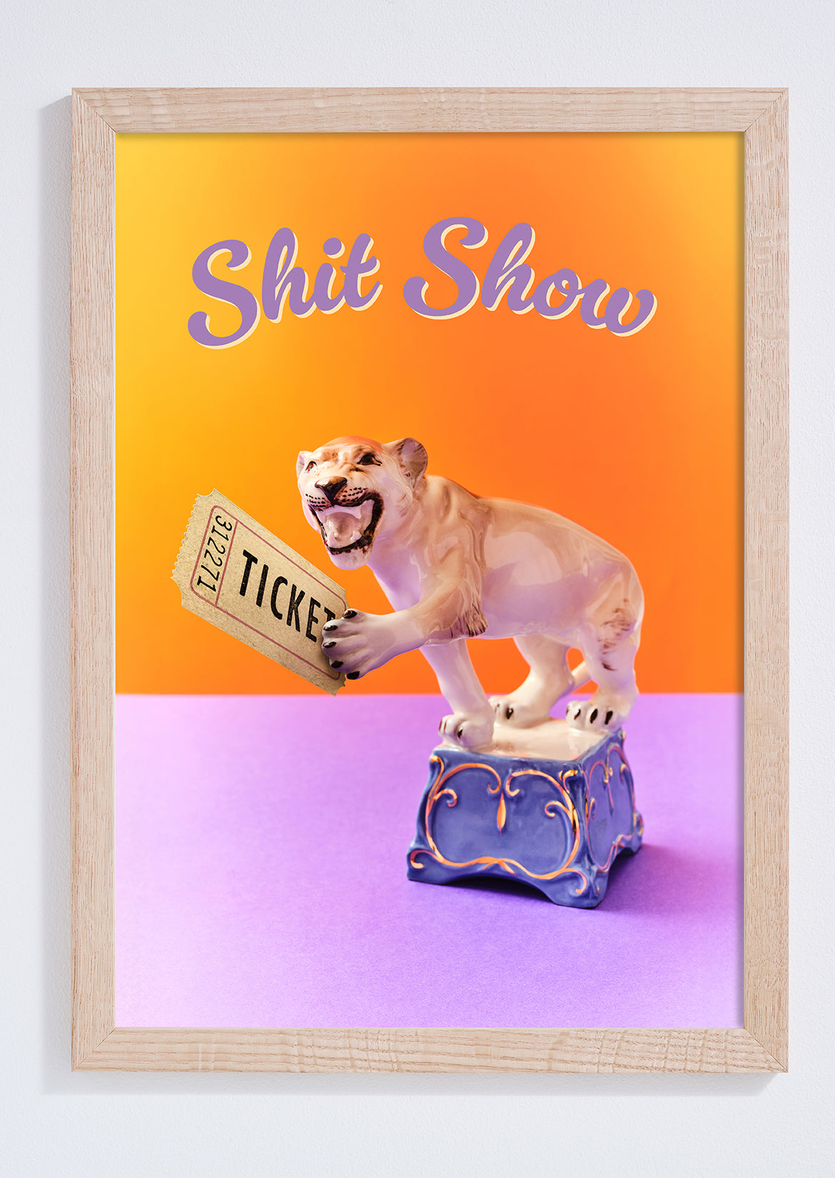 Shit Show Circus Lioness Photo Print