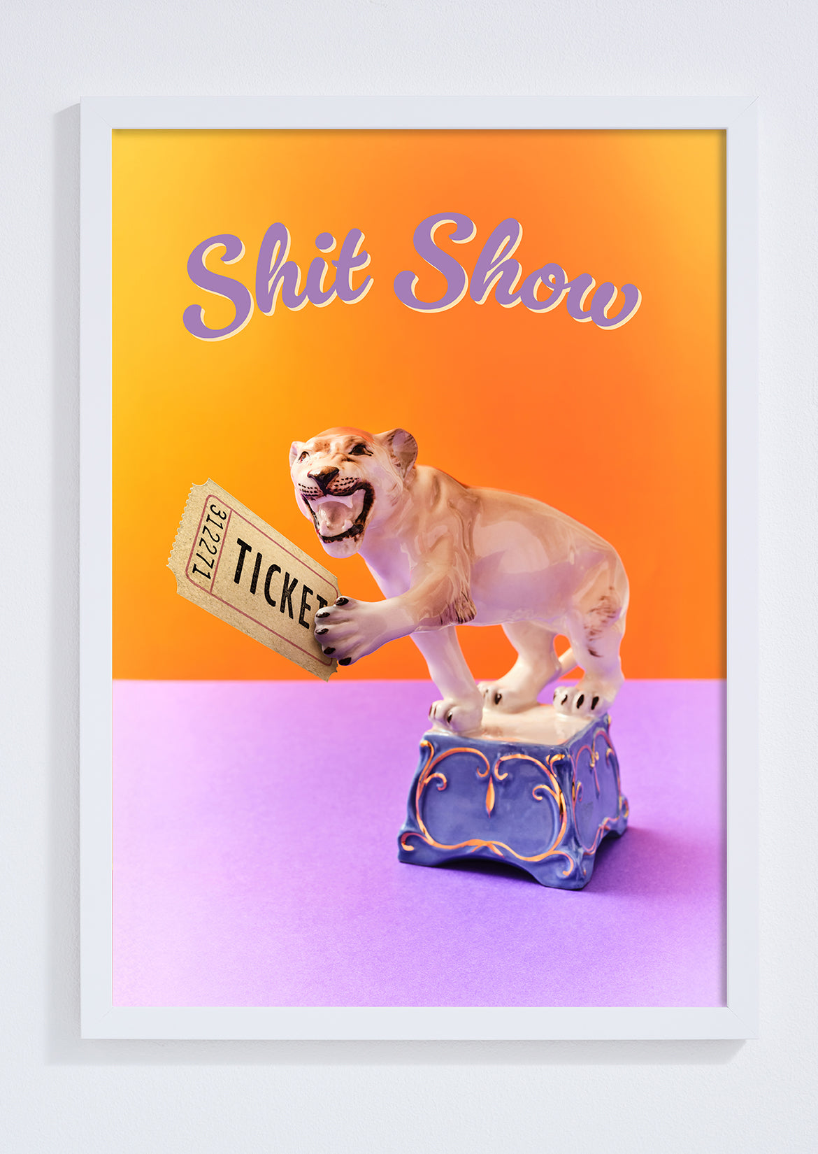 Shit Show Circus Lioness Photo Print