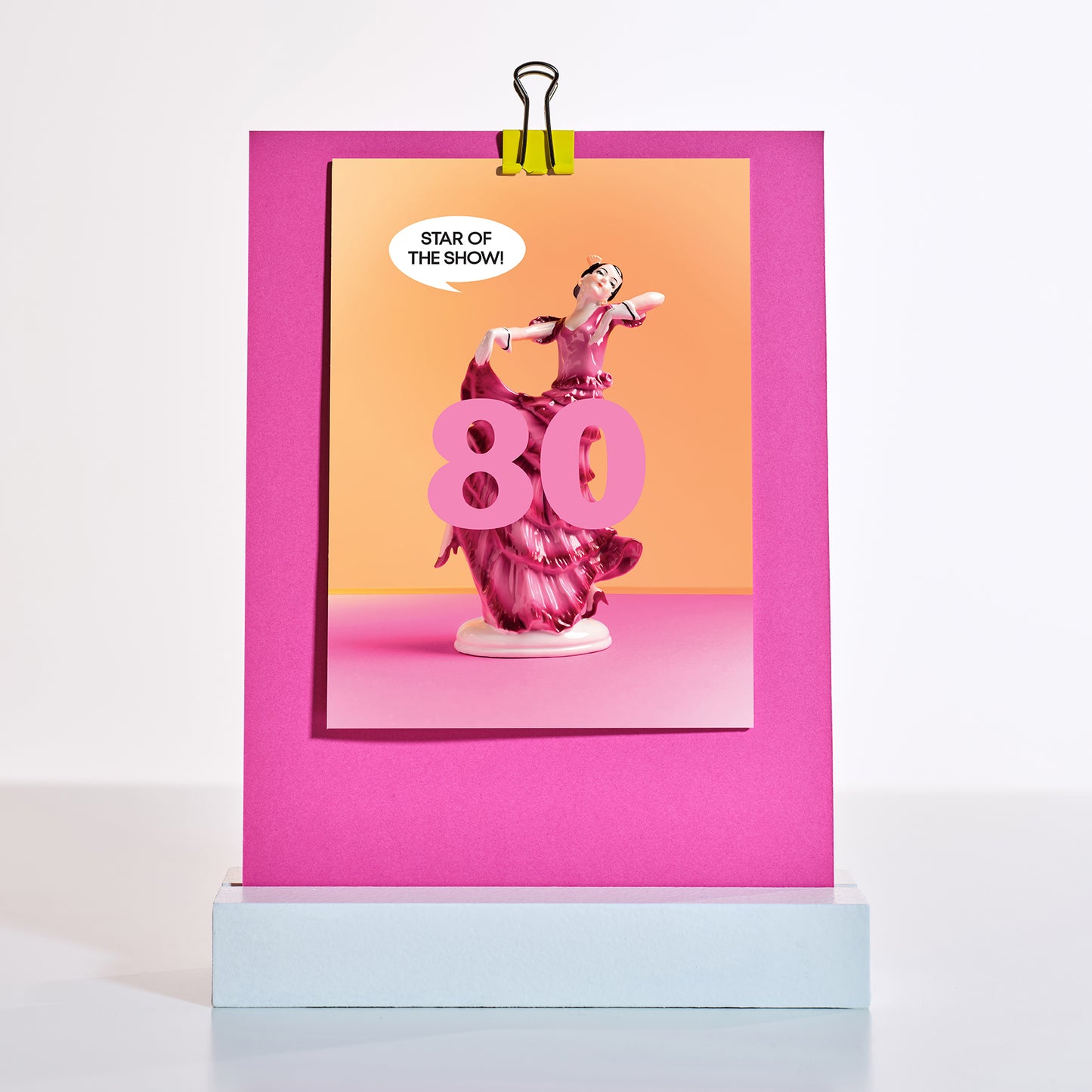 80 Star Of The Show Birthday Card