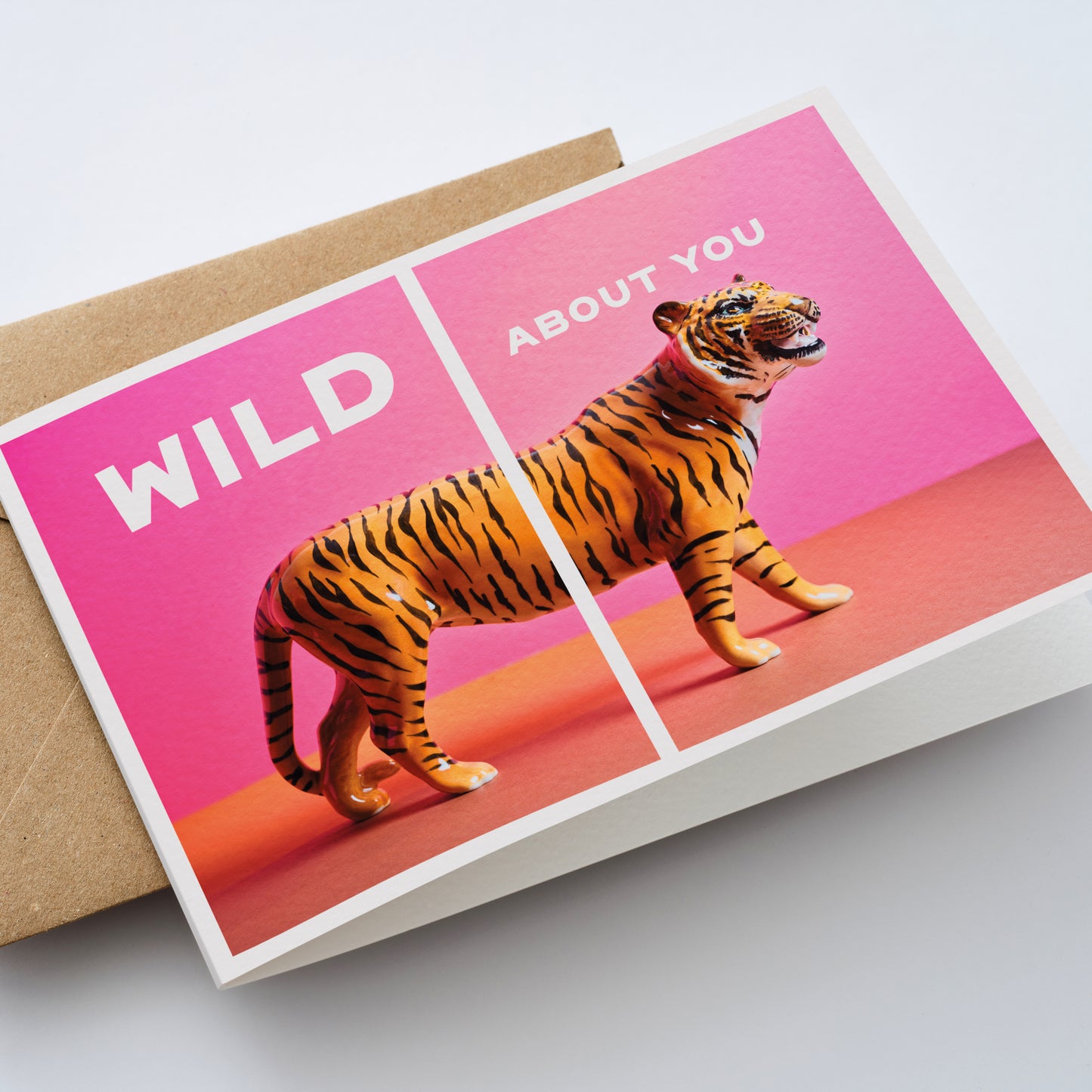 Wild About You Tiger Greetings Card