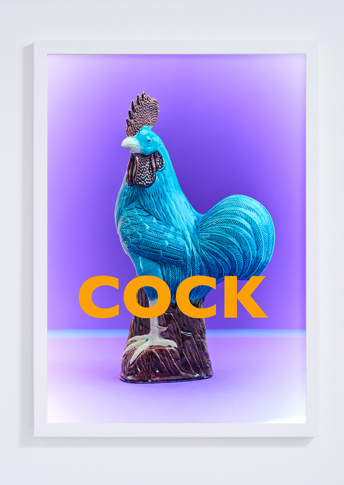 Big blue cock giclée photo print