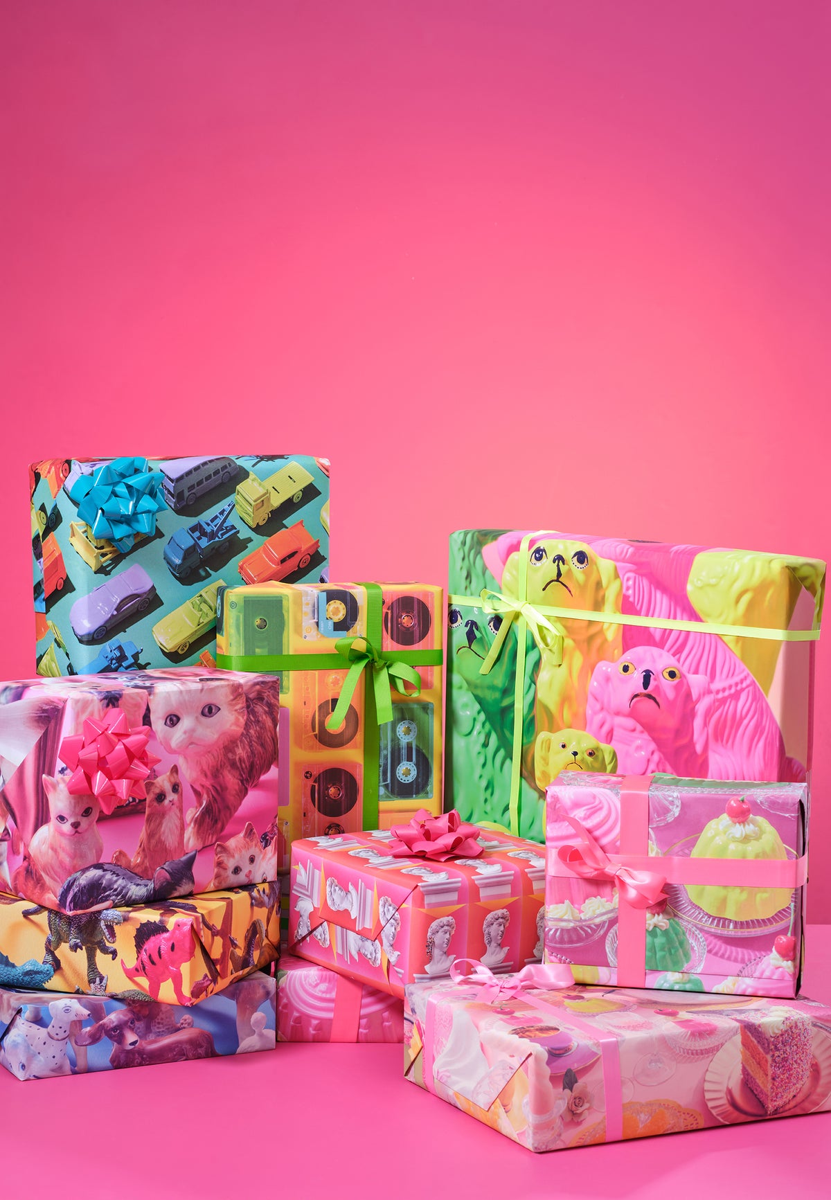 Mixtapes Retro Gift Wrap Sheet