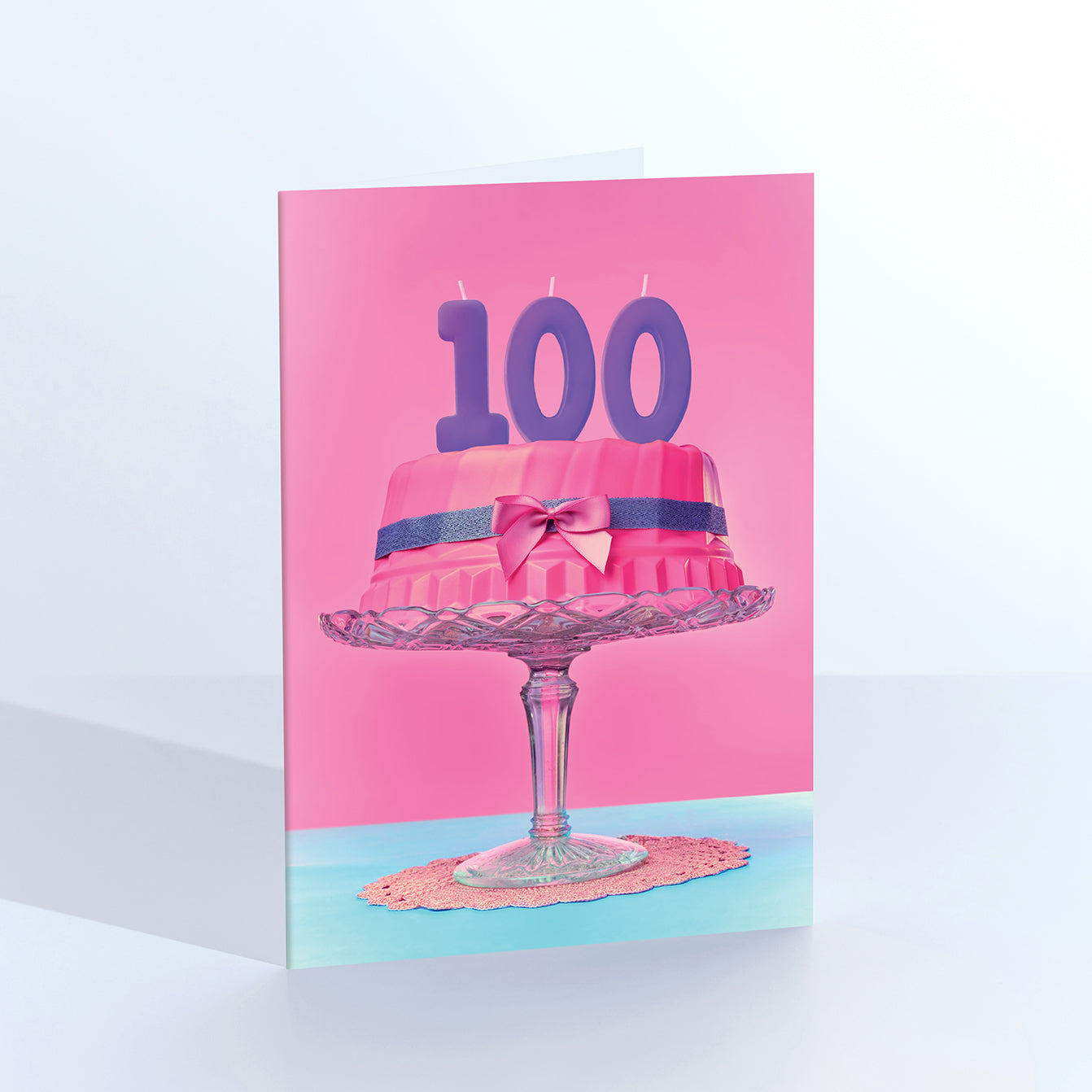100th Birthday Hot Cake Card