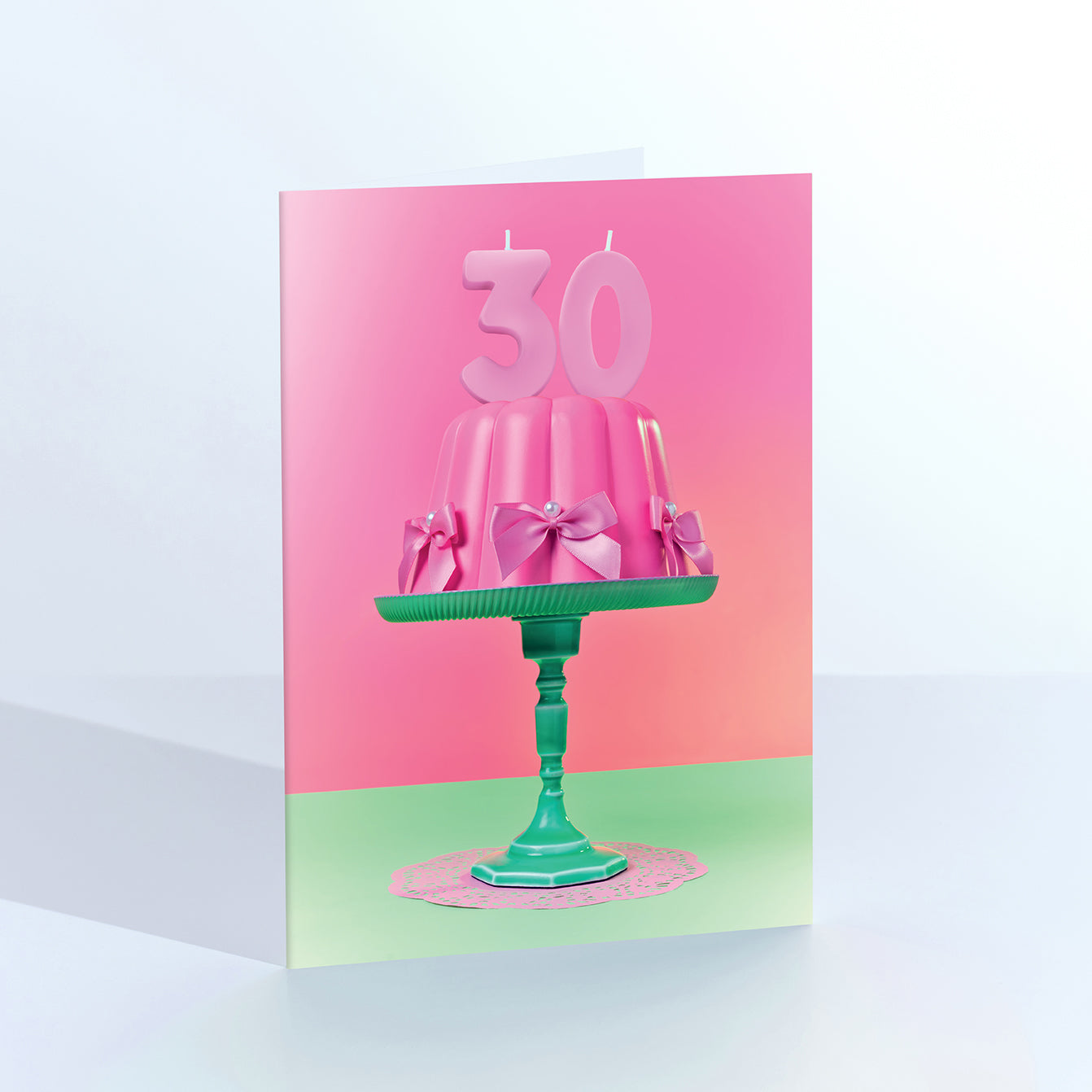 30th Birthday Hot Cake Card