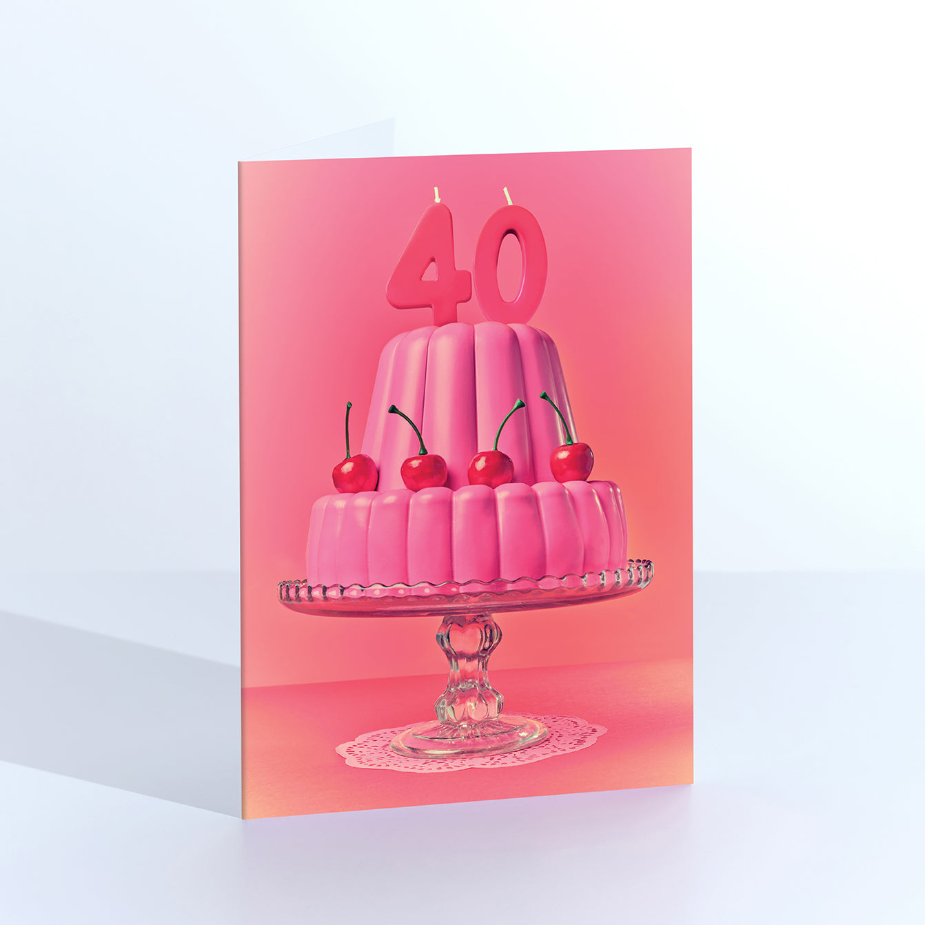 40th Birthday Hot Cake Card