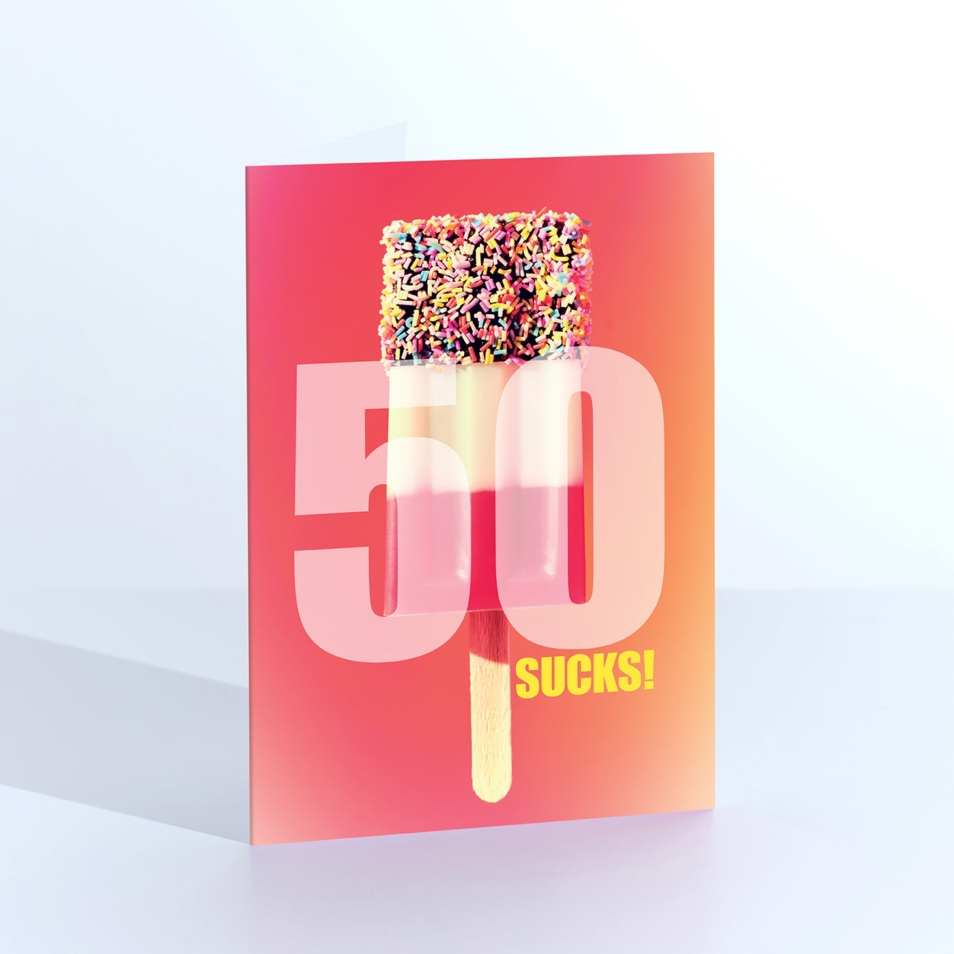 50 Sucks Lick-Me-Quick Lollipop Card