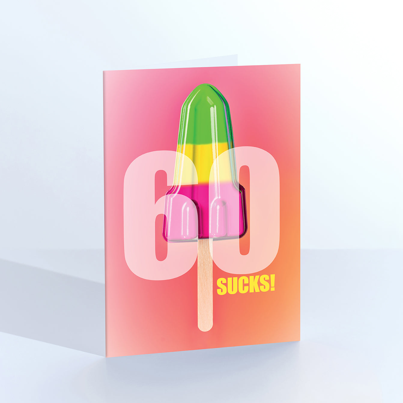 60 Sucks Lick-Me-Quick Lollipop Card