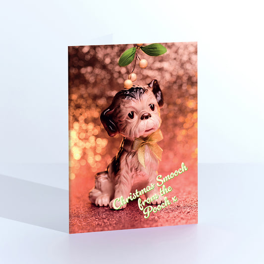 Christmas Smooch From The Pooch Card