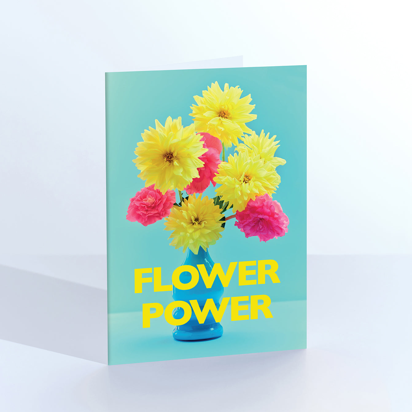 Flower Power greetings card