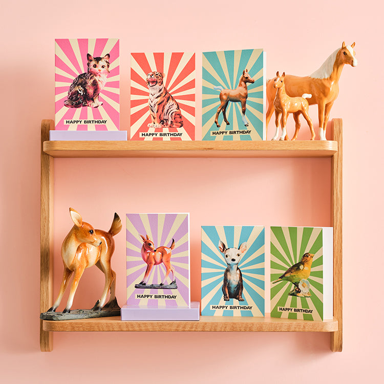 Circus Cub tiger greetings card