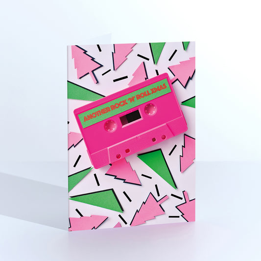 Another Rock N Roll Christmas Mix Tape Card
